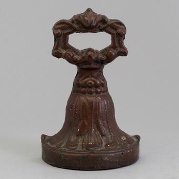DÖRRSTOPP, gjutjärn, 1800-tal.