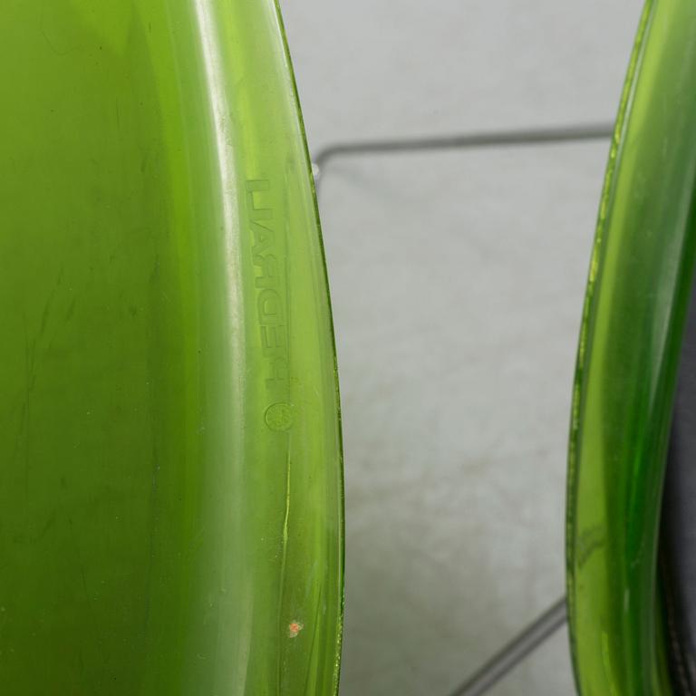 Three 'Gliss' chairs, Pedrali, Italy, end of the 20th century.