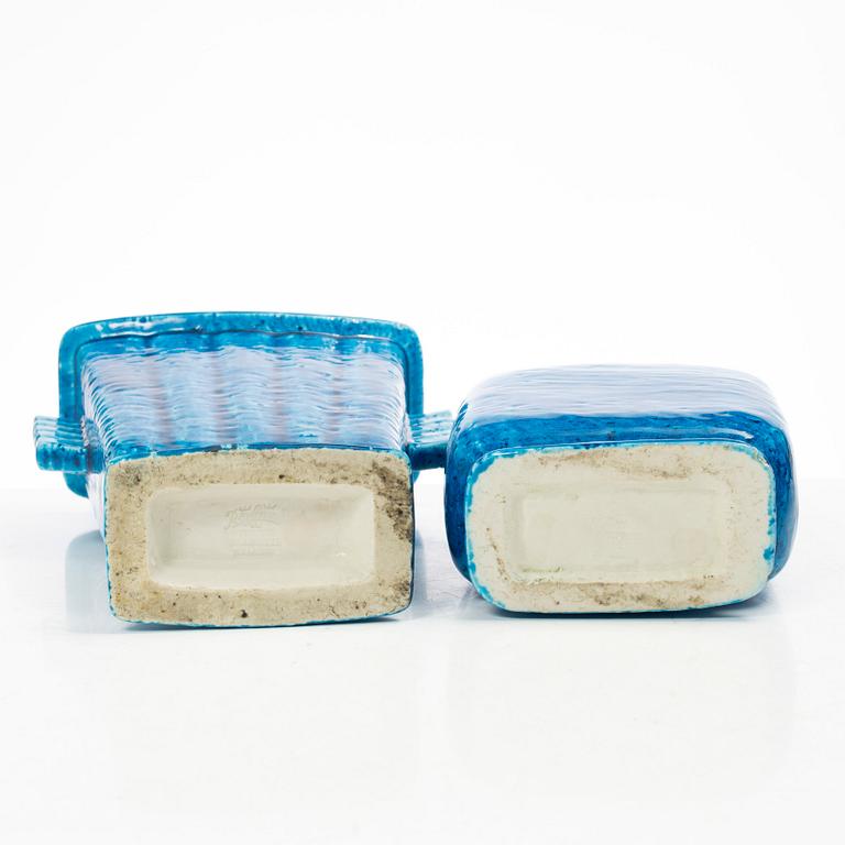 Gunnar Nylund, a set of five chamotte stoneware vases, Rörstrand 1930s-40s.