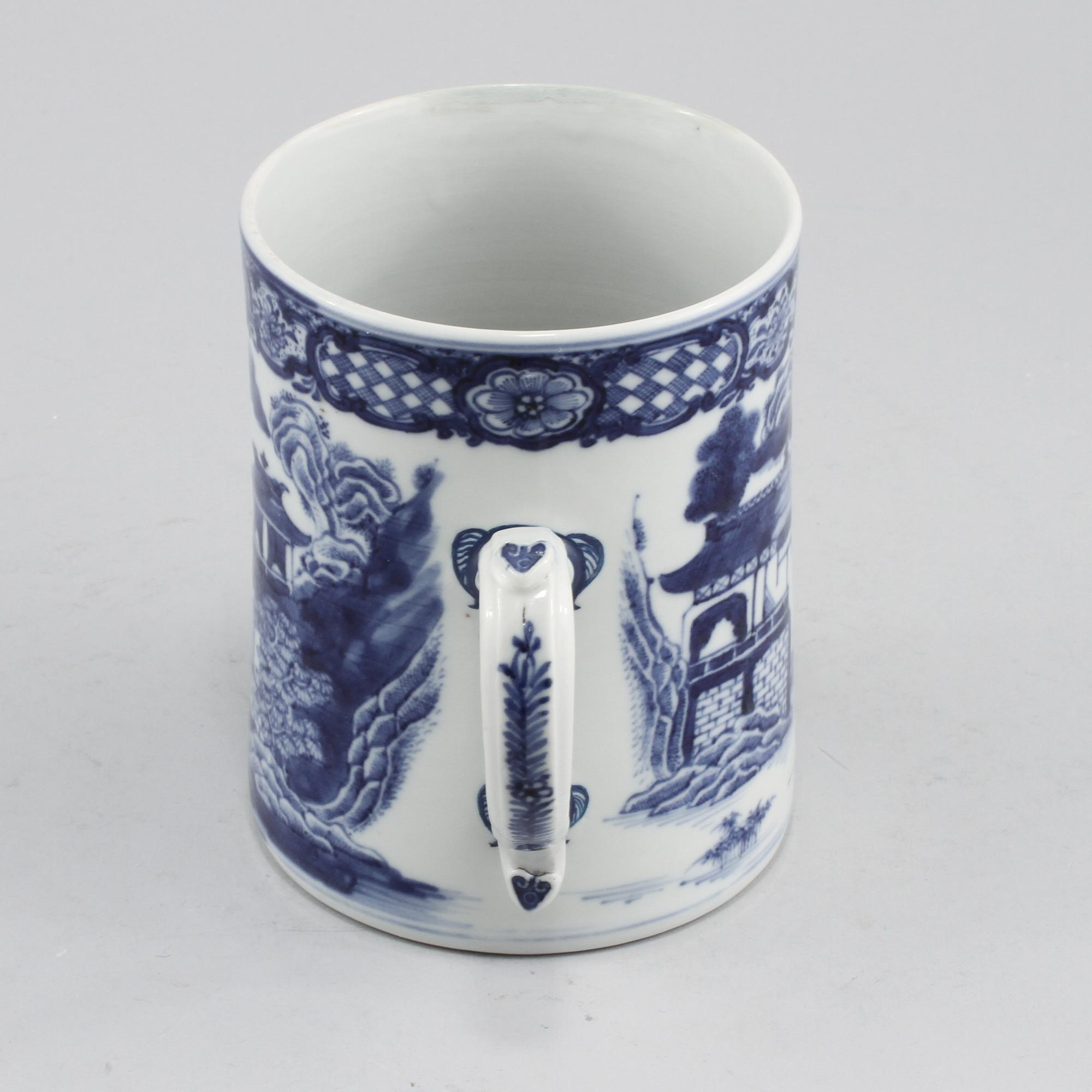 MUGG, porslin, Kina, 1800-tal.