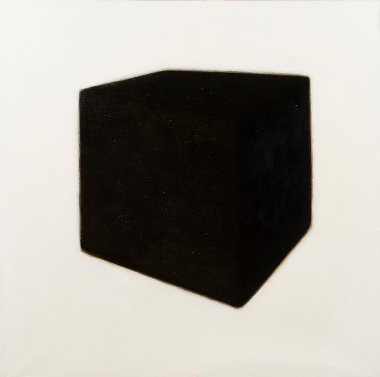 SUSANNE GOTTBERG, "BLACK CUBE ON WHITE".