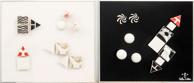 Gösta Grähs, wall plaques, Rörstrand.