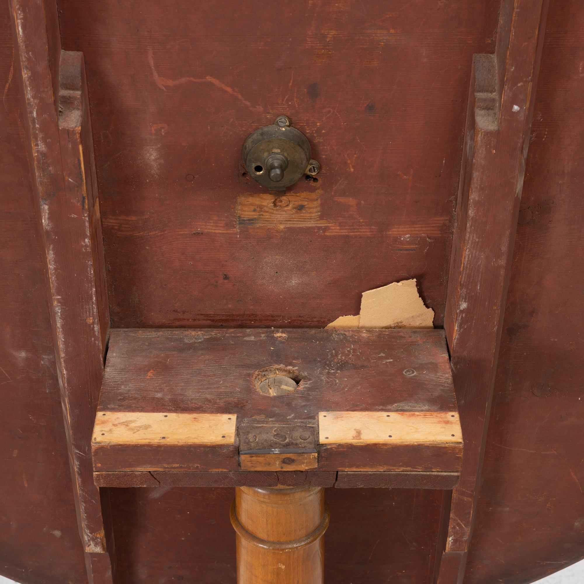 Fällbord, Mälardalen, 1800-talets första hälft.