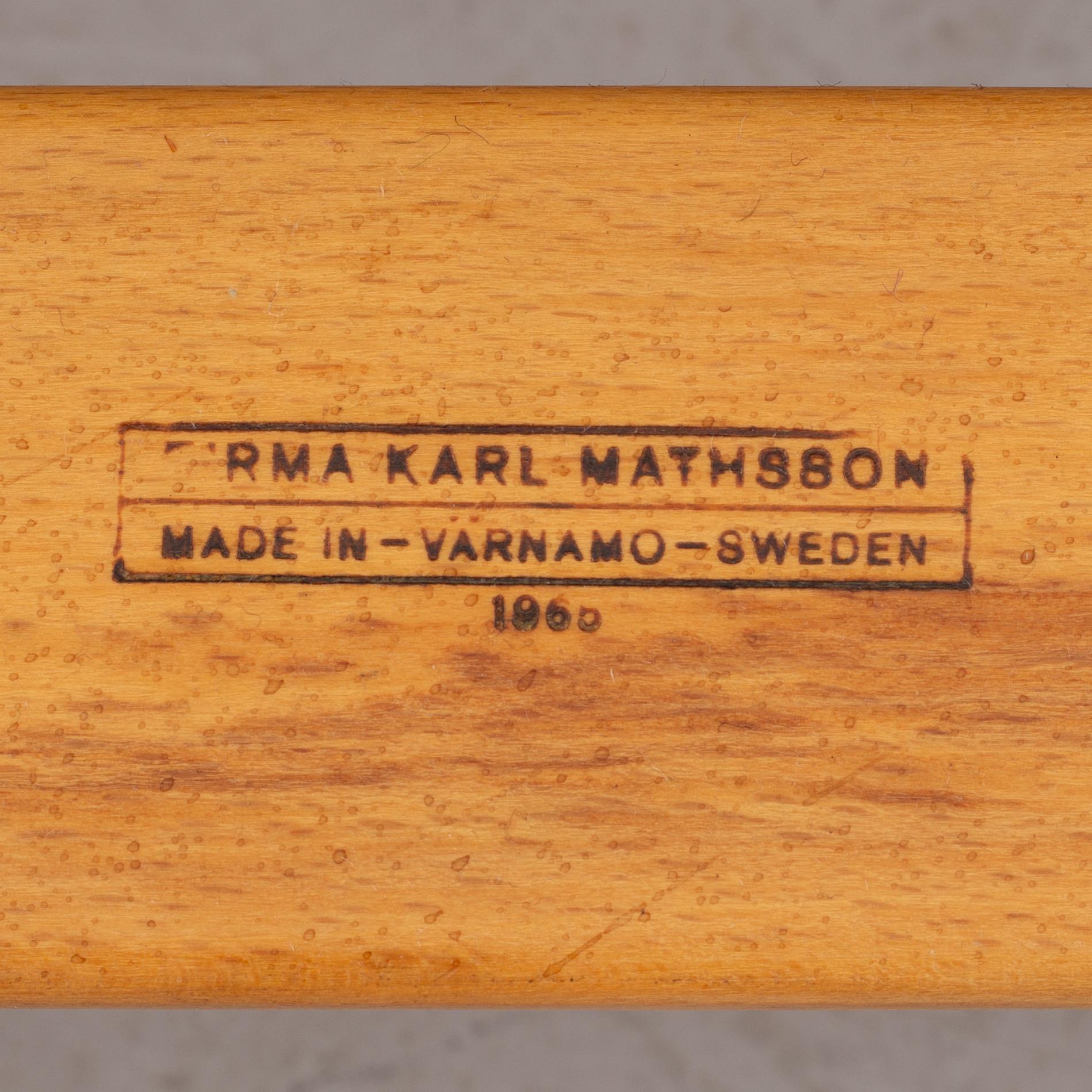 Bruno Mathsson, an 'Eva' armchair, Karl Mathsson, 1965.