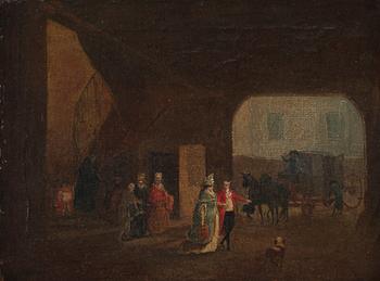 OKÄND KONSTNÄR, olja på duk, 1800-tal, osignerad.