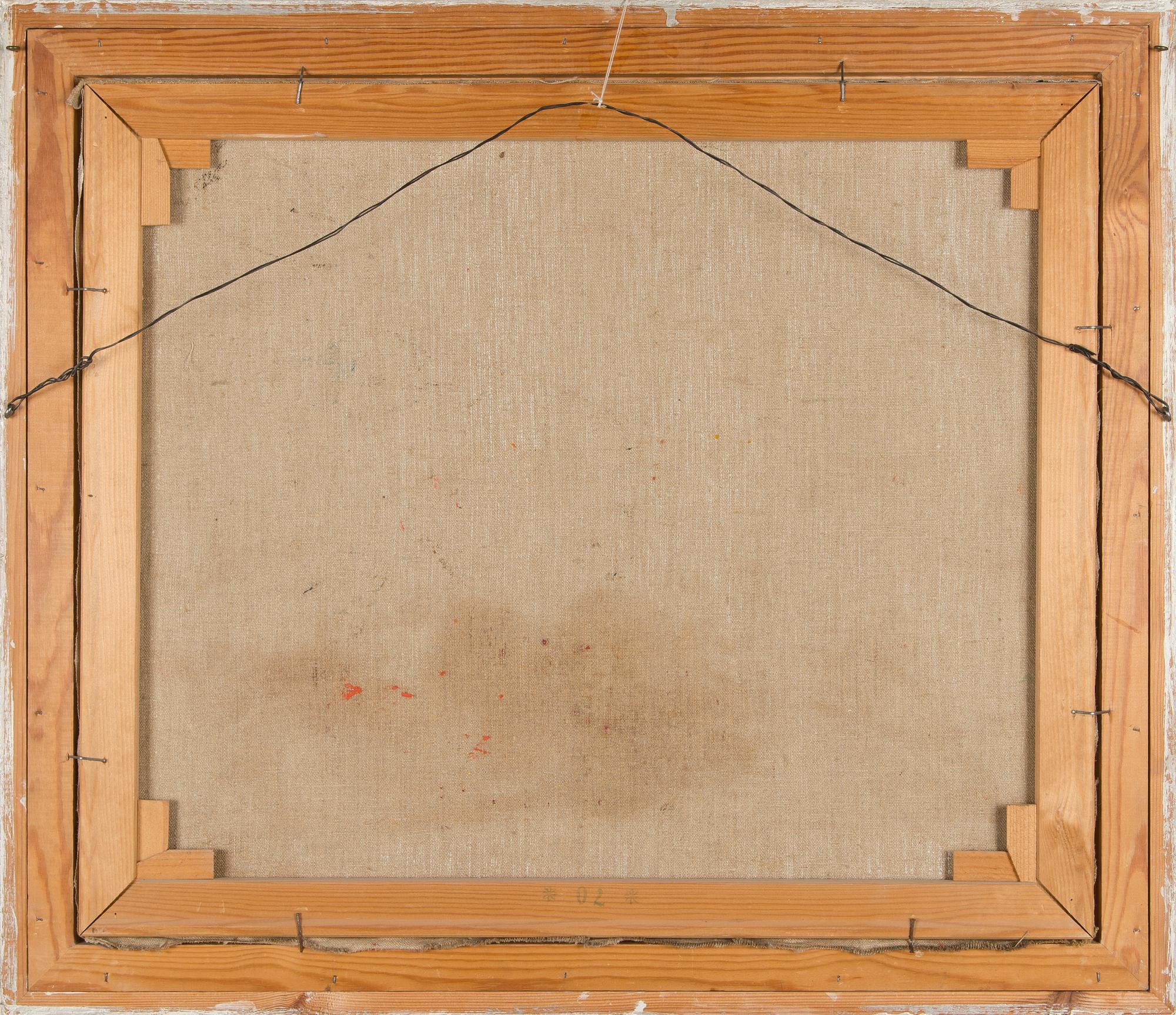 Kalle Eskola, Still life with apples and vessels.