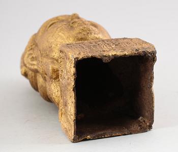 SKULPTUR, järn, Kina, sent 1900-tal.