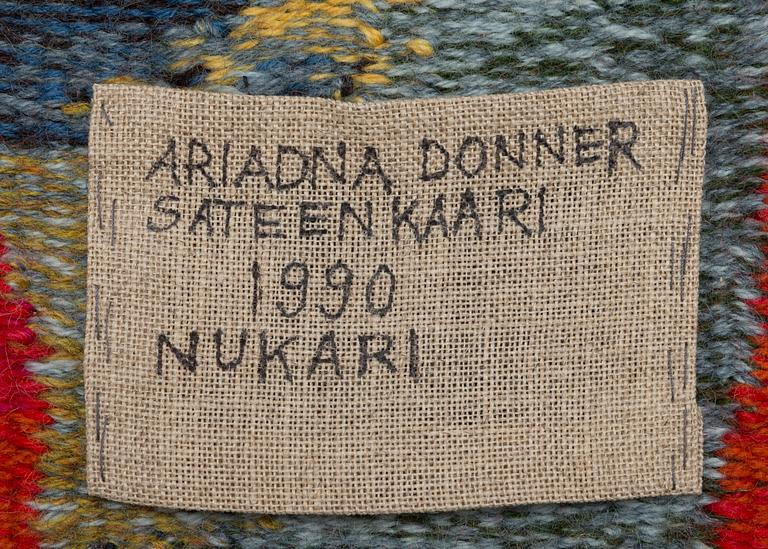 ARIADNA DONNER, KUDOS, signeerattu ja päivätty 1990.