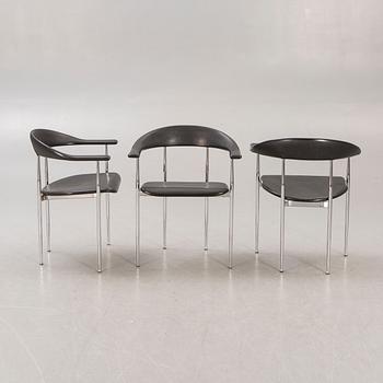 Giancarlo Vegni & Gianfranco Gualtierotti, armchairs 6 pcs for Fasem 20th century later.