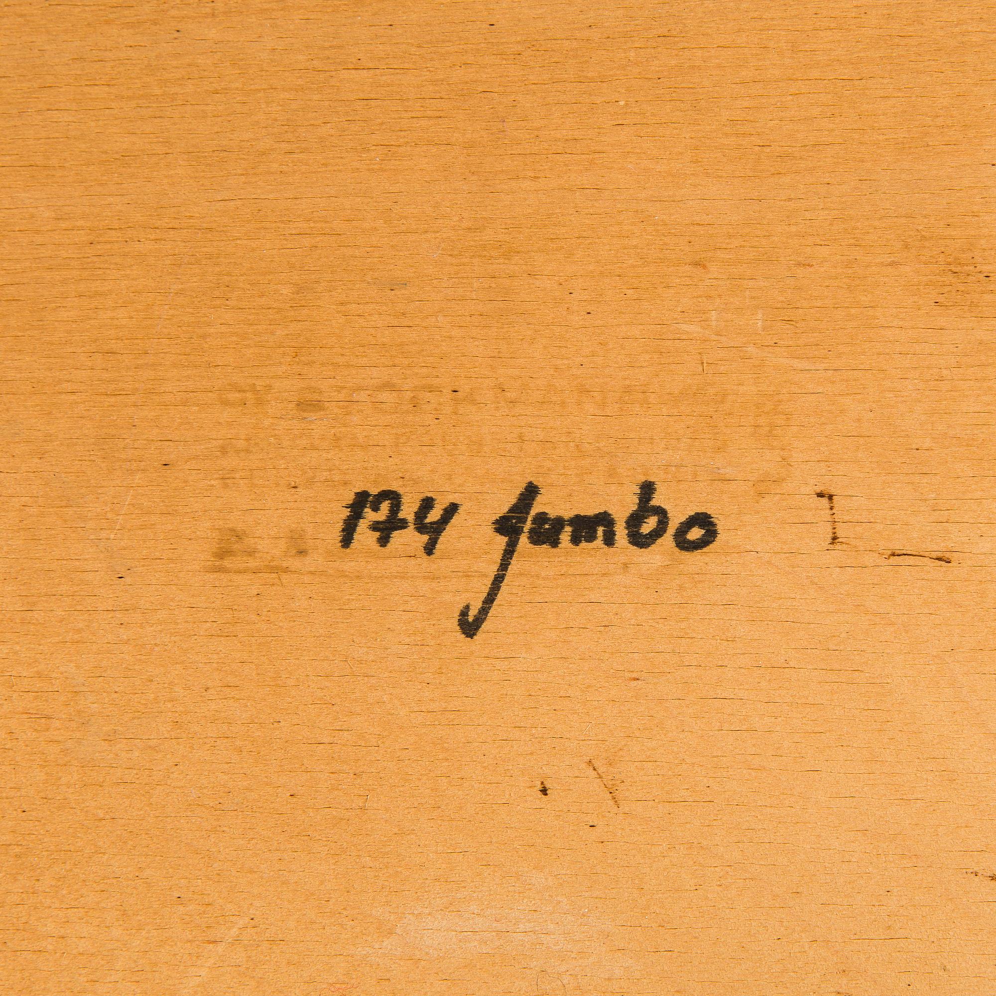 Olof Ottelin, fåtölj "Jumbo" nr 174, Kervo Snickerifabrik, Stockmann, 1960-tal.