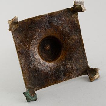 LJUSSTAKE, mässing, 1600-tal.