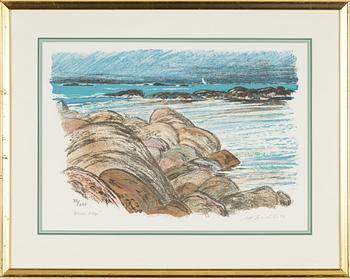 Roland Svensson, lithograph in colours, signed 35/250.