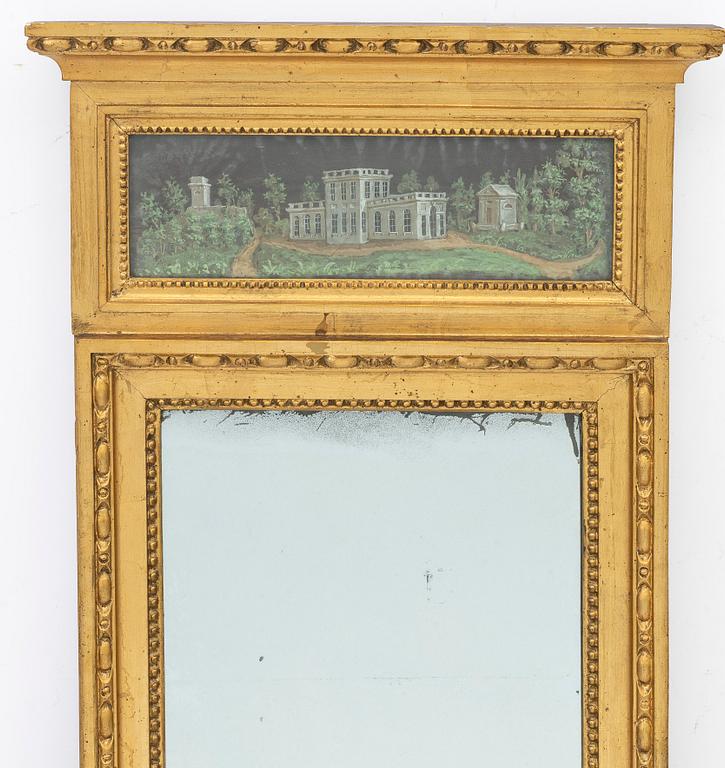 Georg Lindberg, A late Gustavian mirror, Stockholm 1801.