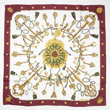 Hermès, scarf, "Les Clés".