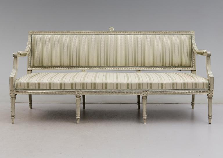SOFFA, gustaviansk, sent 1700-tal.