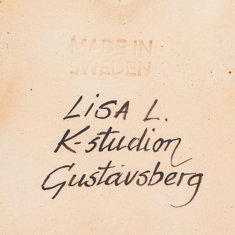 Lisa Larson, figuriner, 2 st, K-Studion, Gustavsberg.