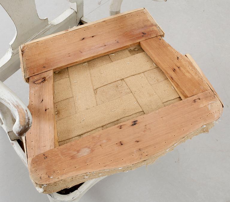 KARMSTOL, rokoko, 1700-talets slut.