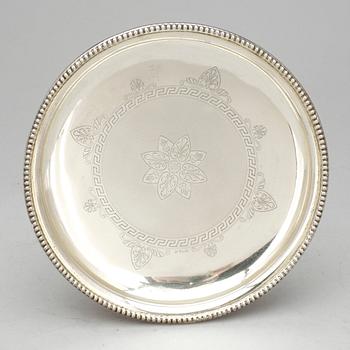 UPPSATSSKÅL, silver, Gustaf Möllenborg, Stockholm, 1881.
