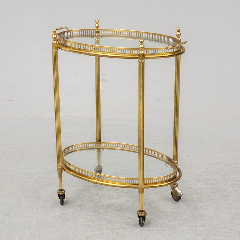 a serving trolley from the second half of the 20th century.