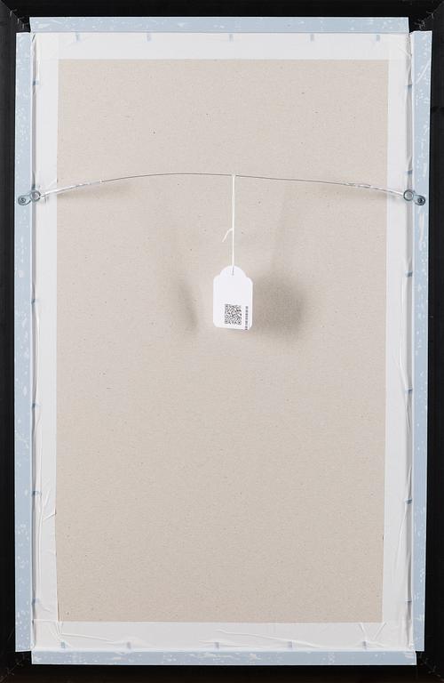 EXHIBITION POSTER,  22 Finnish painters Jerusalem Theater 16.1.1986. Pictured work by Seppo Kärkkäinen.