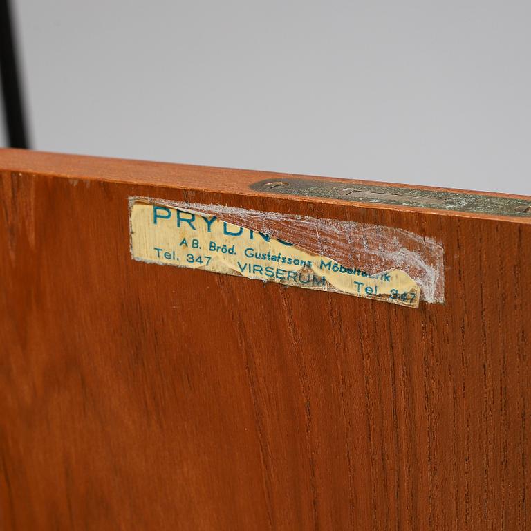 HYLLA, "Prydno", Bröderna Gustafsson Möbelfabrik, Virserum, 1950/60-tal.