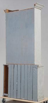 SKÅP, allmoge, gustaviansk stil, 1800-tal.