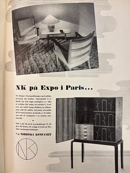 Elias Svedberg, an important side table, Nordiska Kompaniet, Sweden, for the World Exposition in Paris 1937.