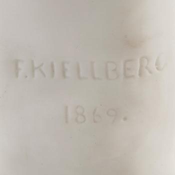 F Kjellberg skulptur Gustavsberg 1870-97 parian.