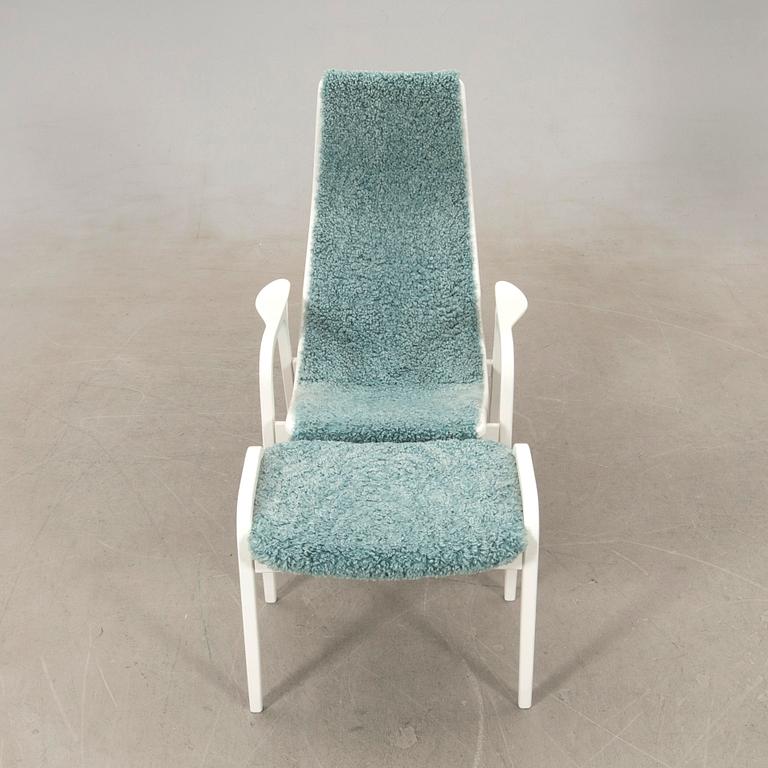 Yngve Ekström, armchair with footstool "Lamino" for Swedese 2009.