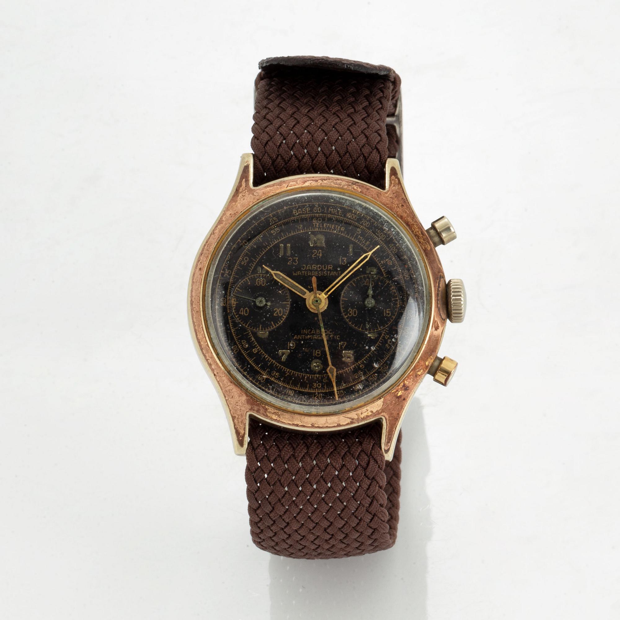 Jardur, armbandsur, kronograf, 37.5 mm.