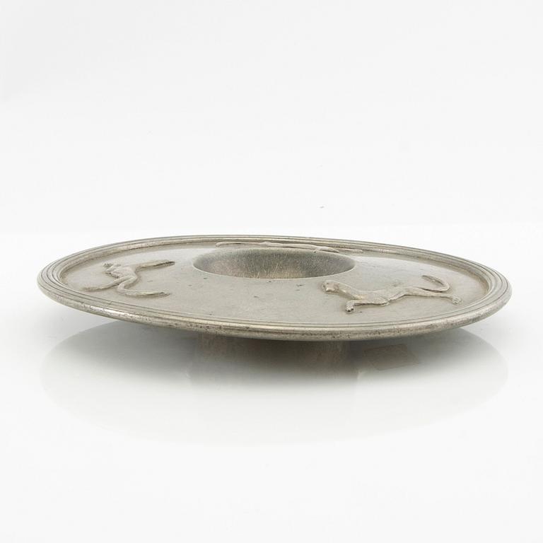 Firma Svenskt Tenn, a pewter ashtray, Stockholm 1927, model "A 307", probably by Estrid Ericson or Nils Fougstedt.