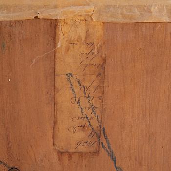 SPEGEL MED KONSOLBORD, empire, 1800-tal.