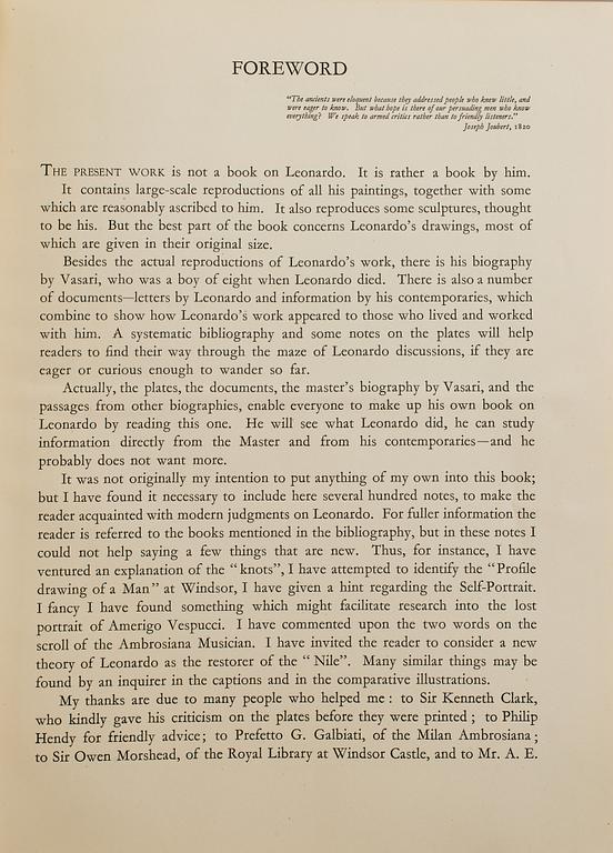 Six books about art.