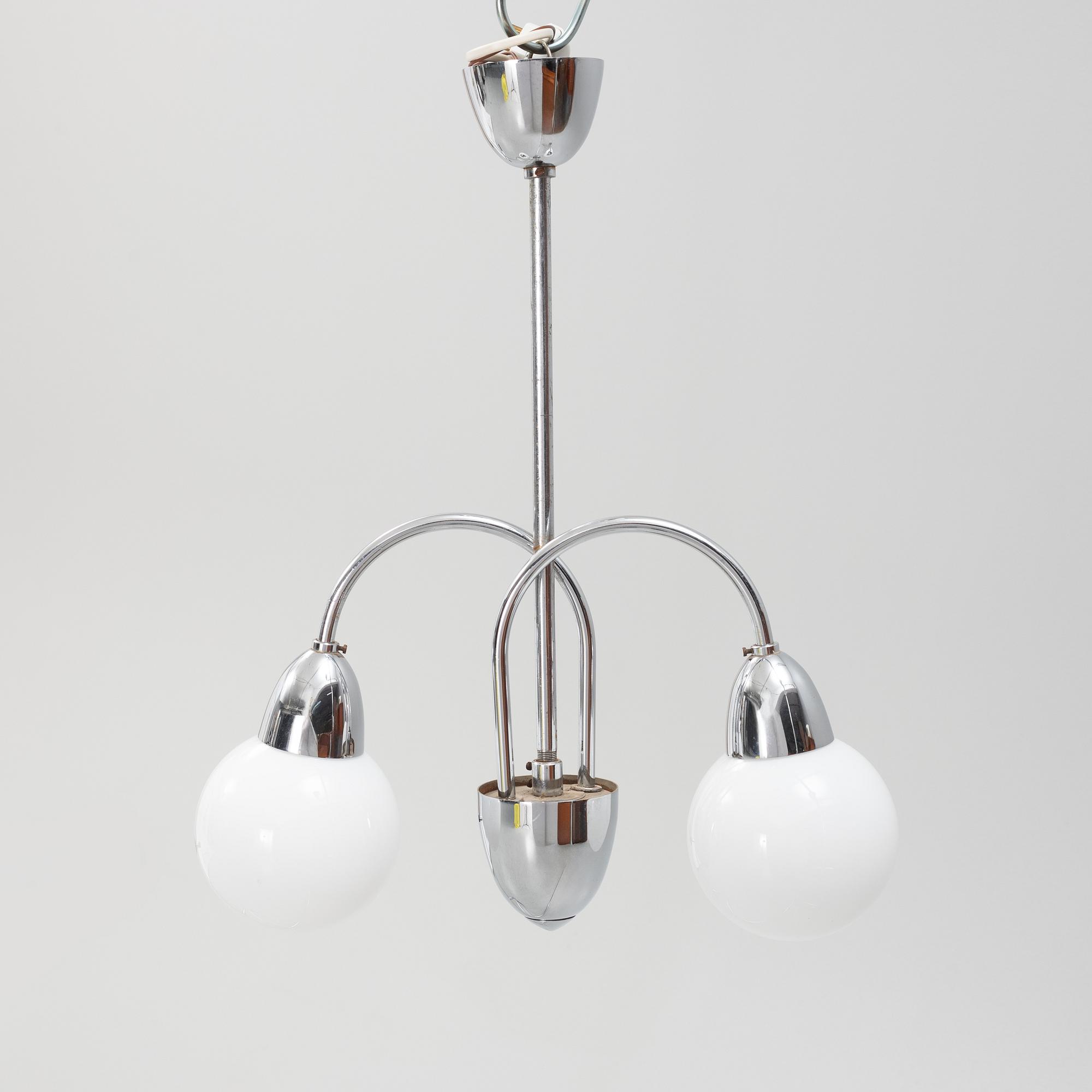 A ceiling light, 1930's.