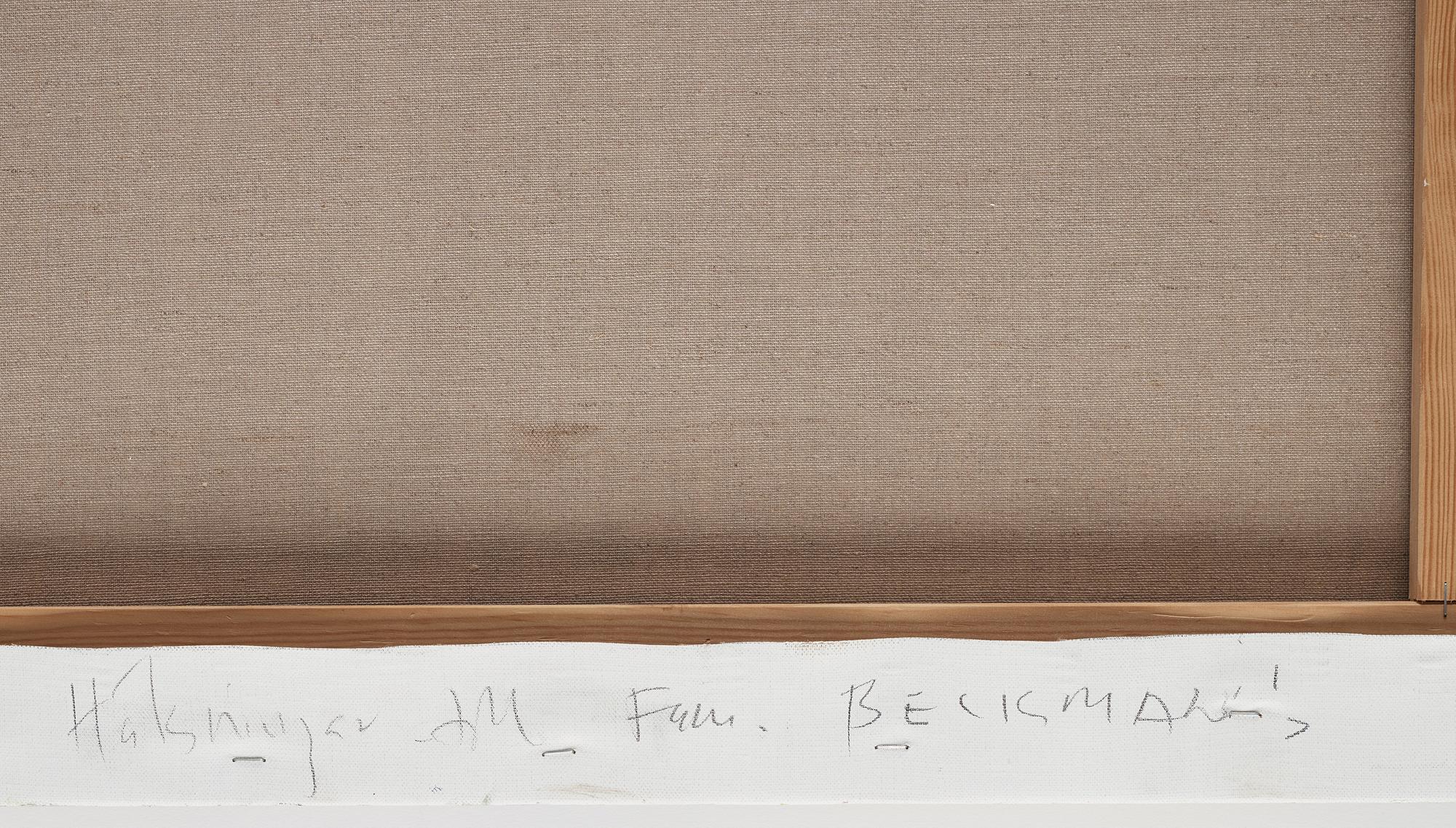 Stefan Lundgren, oil on canvas, signed and dated 2007.