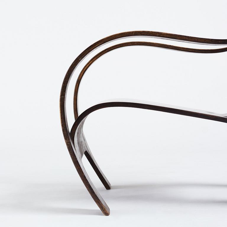 Gerald Summers, an easy chair, probably executed on license in Sweden for Makers of Simple Furniture, 1930-40's.