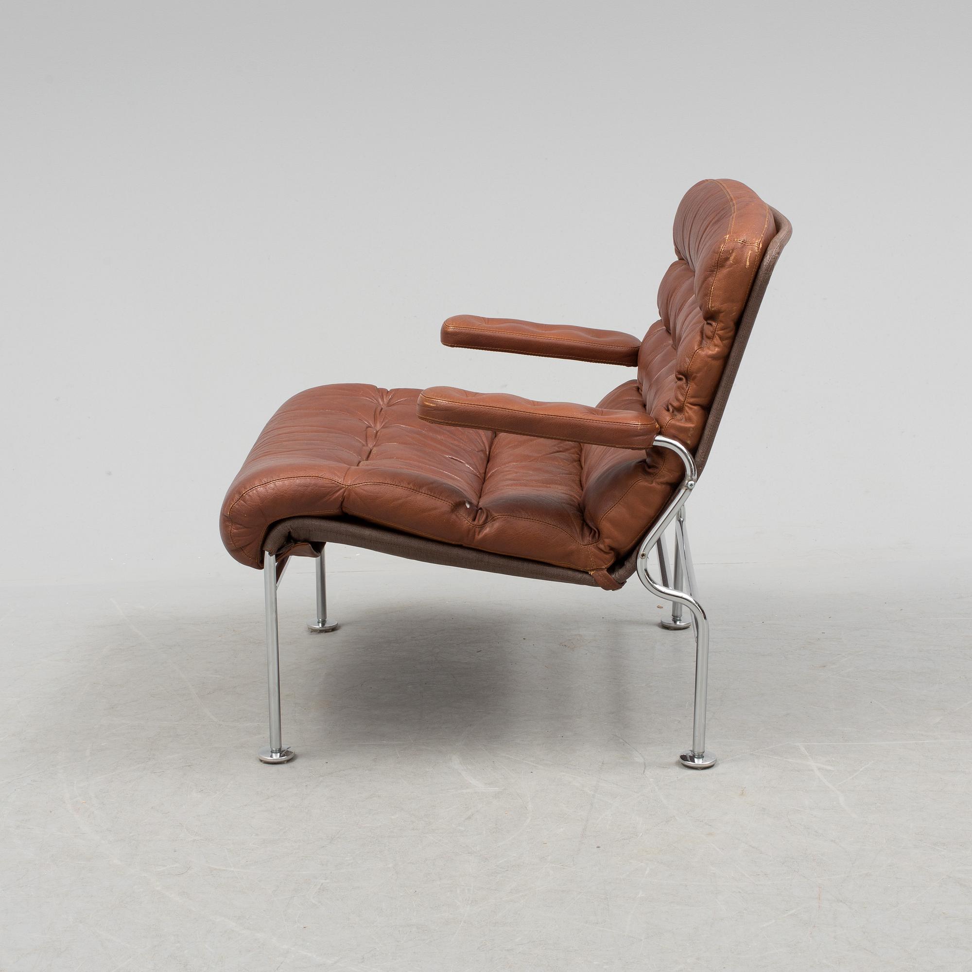 A second half of the 20th century Swedish Bruno Mathsson "Birgitta" armchair from DUX.