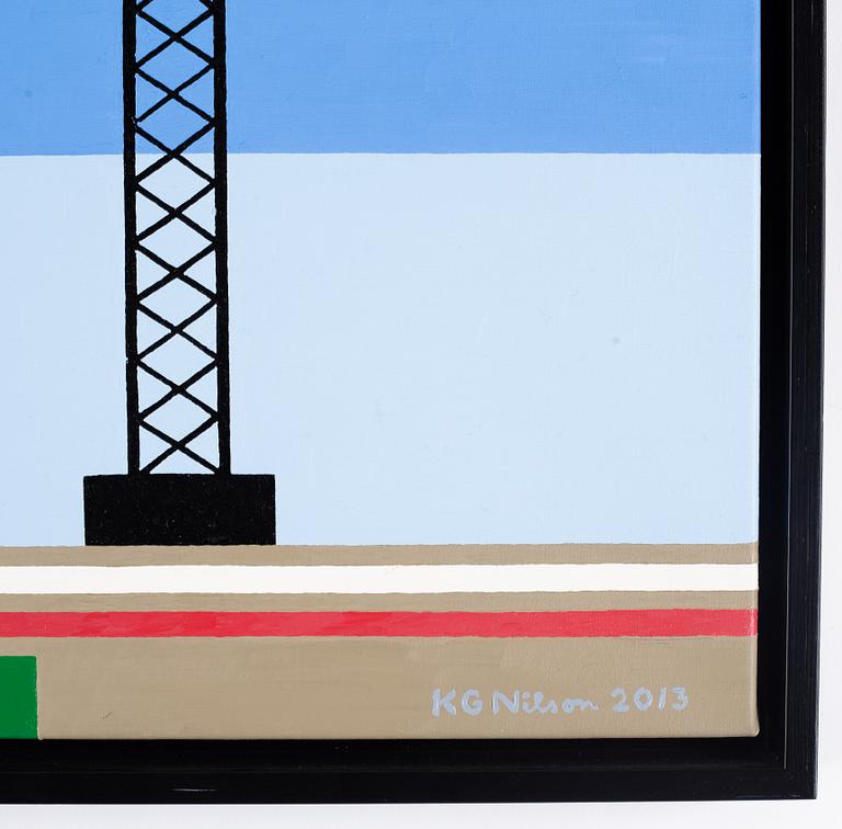 KG Nilson, oil on canvas, signed KG Nilson and dated 2013.