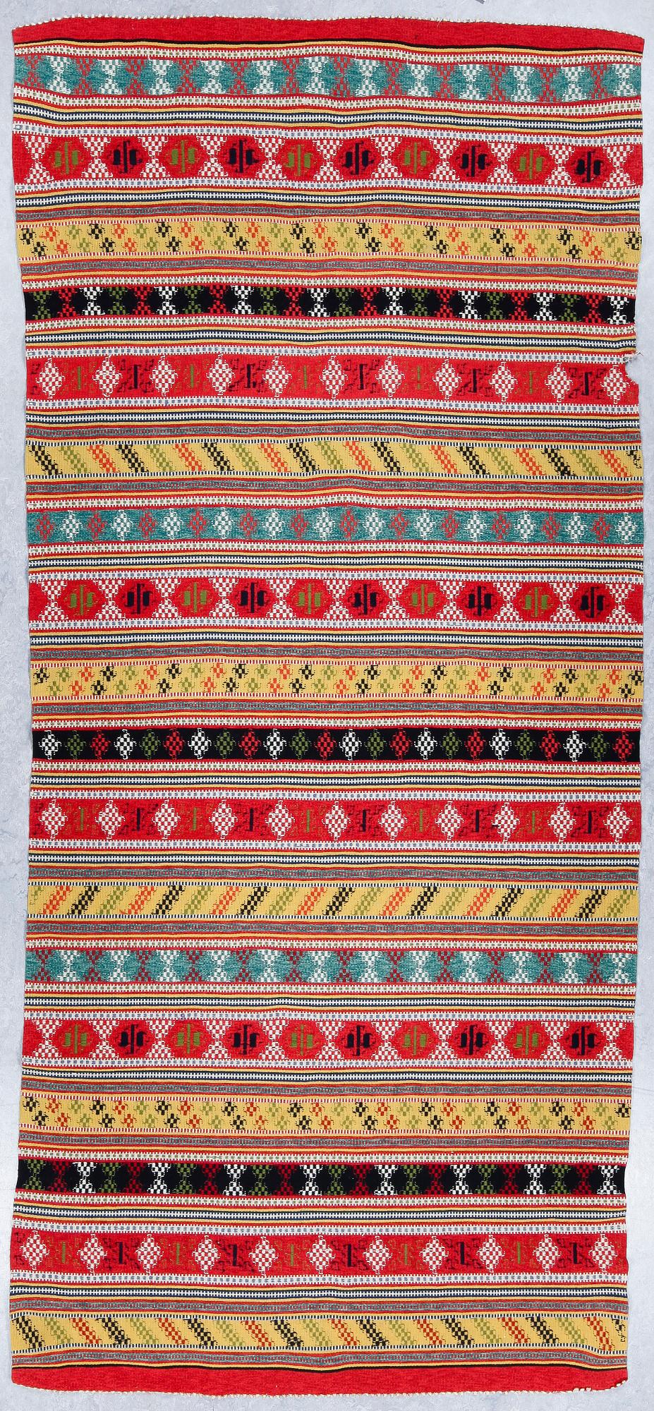 VÄGGBONAD, allmoge, troligen Skåne, 1800-talets mitt, ca 295x130.