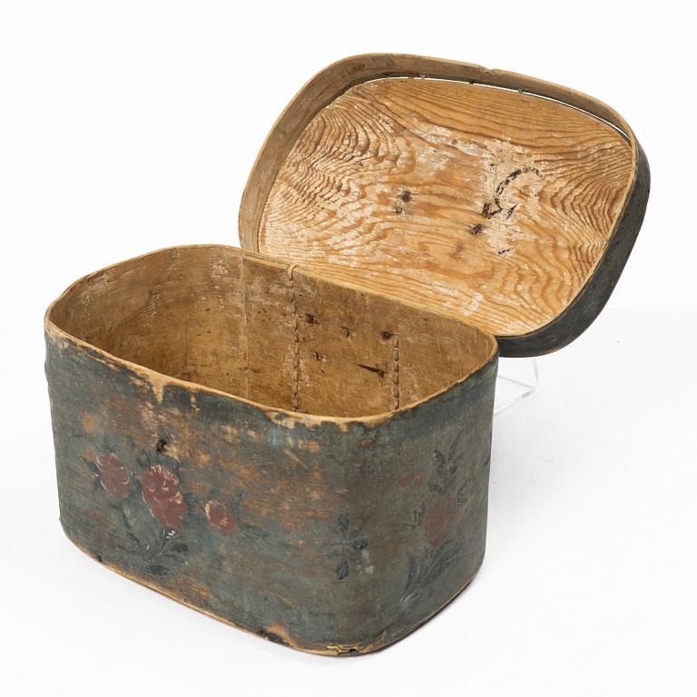 Box, folk art, 19th century.