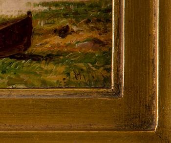 HJALMAR MUNSTERHJELM, COASTAL LANDSCAPE.