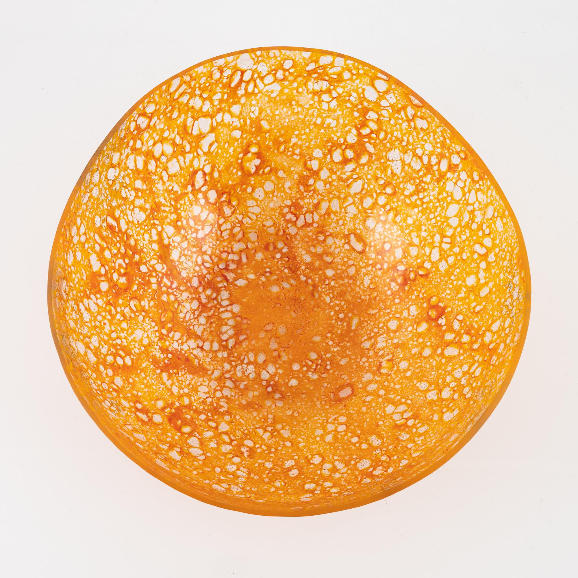 Kjell Engman, a glass bowl, 'Dino', Kosta Boda.