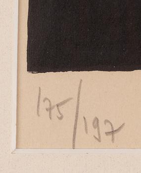 André Lanskoy, lithograph in colours, signed 175/197.