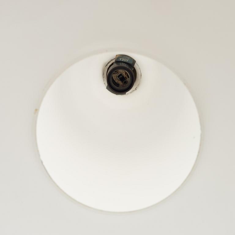 Carl-Axel Acking, a glass and brass ceiling light, ASEA, mid 20th Century.