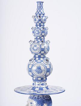 Björn Wiinblad, an imposing ceramic sculpture, Denmark, signed and dated 1971.