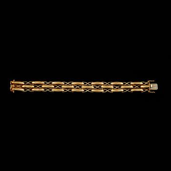 ARMBAND, 18k guld. Vikt ca 46g.