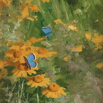 Thure Wallner, Butterflies in summer.