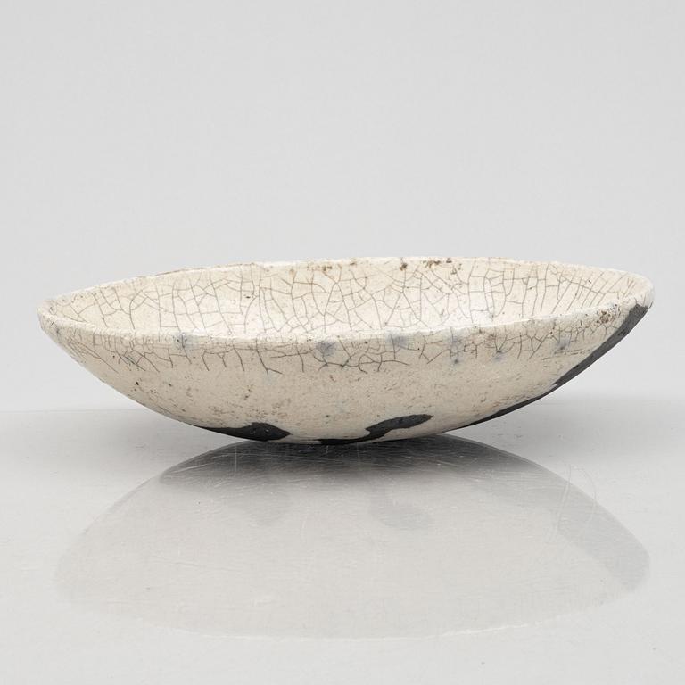 Cecilia Kraitz, bowl, raku, 1990s.