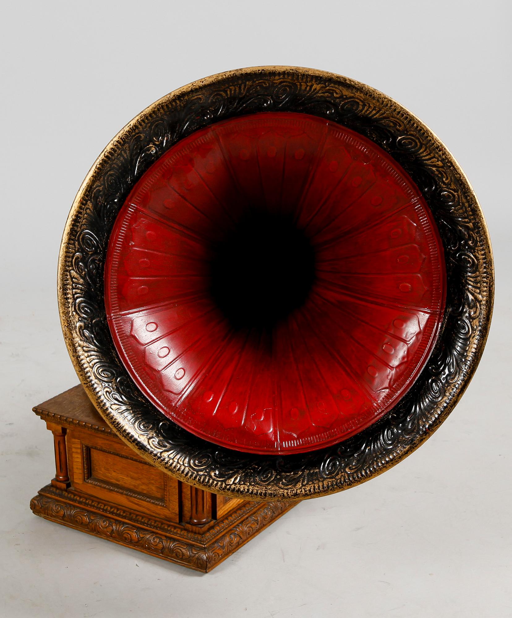 TRATTGRAMMOFON, Tresor Soundbox, tidigt 1900-tal.