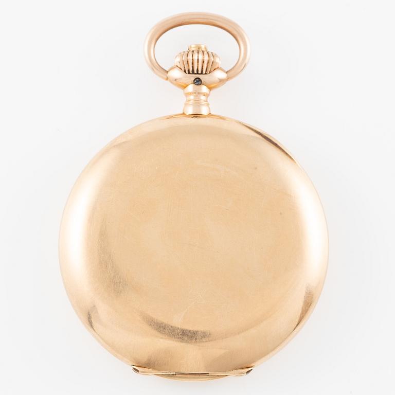 IWC, pocket watch, hunter, 53 mm.